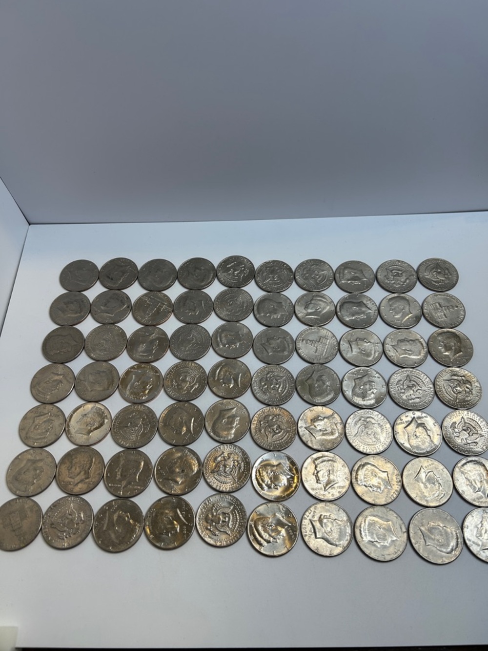 Large Estate Sale Kennedy Half Dollars Coin Lot Face Value $35 Coin Collection